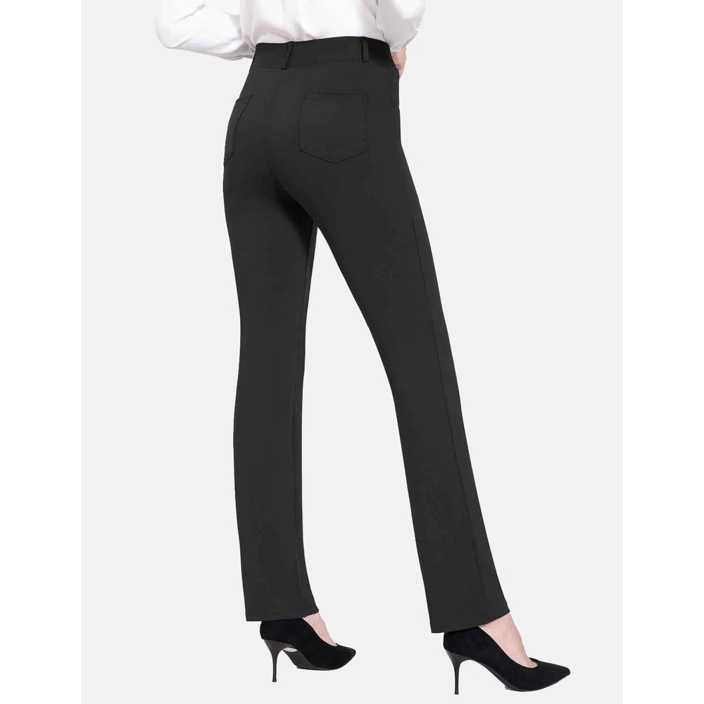 Baleaf Women Black Yoga Dress Pants XLT Tall‎ Bootcut Stretch Work Trousers - Picture 2 of 11
